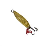 Oscillating fishing lure, Regal Fish, model 8016, 22 grams, golden color